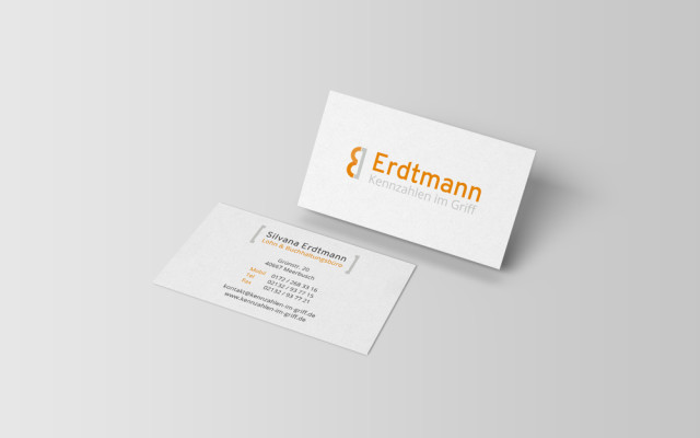 Erdtmann Visitenkarten - Corporate Design